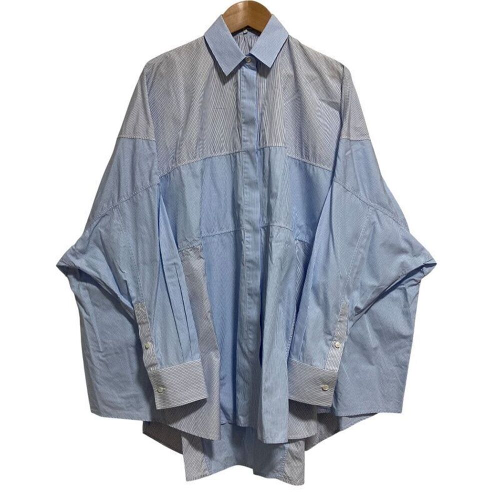 Loewe Patchwork Oversized Stripe Long Sleeve Shir… - image 2